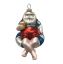 Santa on Float w/Drink Orn