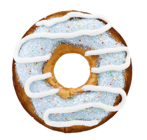 Blue Iced Donut Orn