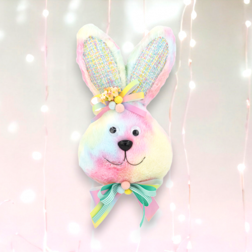 Hanging Bunny Head w/Bow