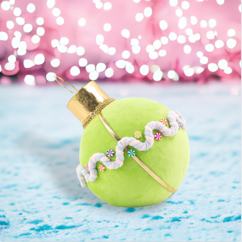 8" Green Bauble Tabletop