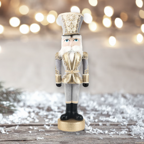 40" Gold / Grey Nutcracker - Back in Stock 9/15/2023