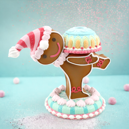 Gingerbread Candle Holder - LOW IN STOCK