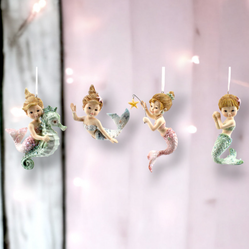 4 Asst Mermaid Girls