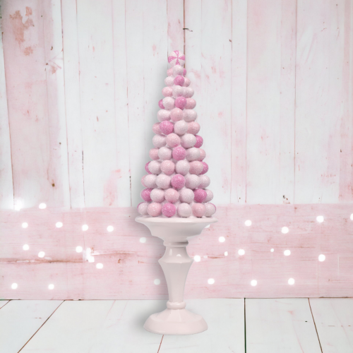 12.5" Pink Candy Gumdrop Tree