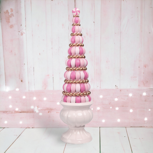 007:21" Pink Candy Potted Tree