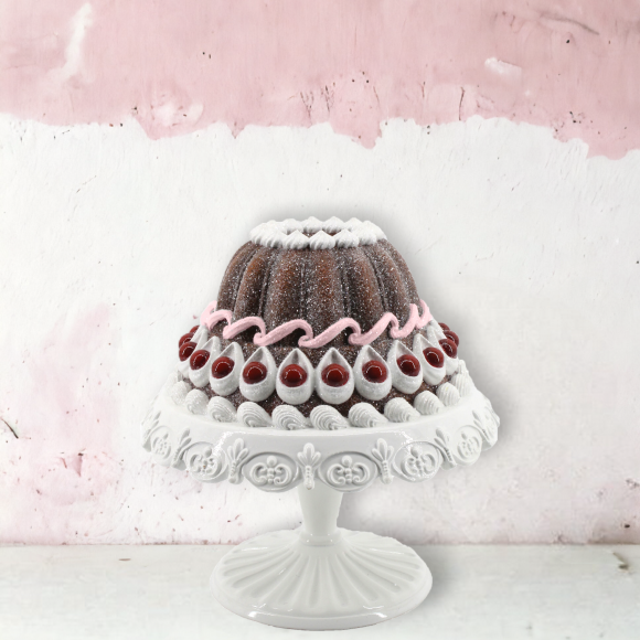Gingerbread Bundt w/Trimmed Cherries - IN STOCK
