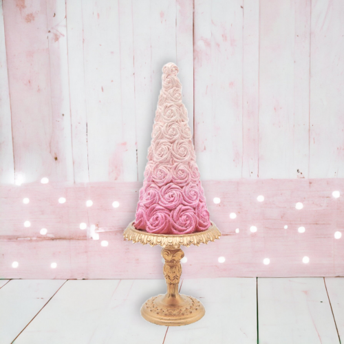 12.5" Pink Rosette Tree