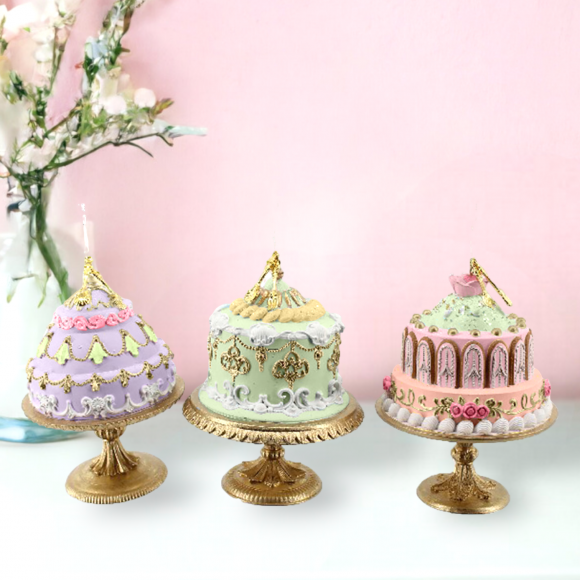 3 Asst Spring Cakes Orn
