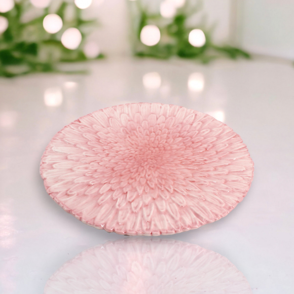 Pink Daisy Plate