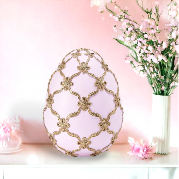 Gold Ribbon Purple Egg