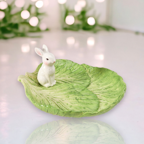 Lettuce Platter w/Bunny