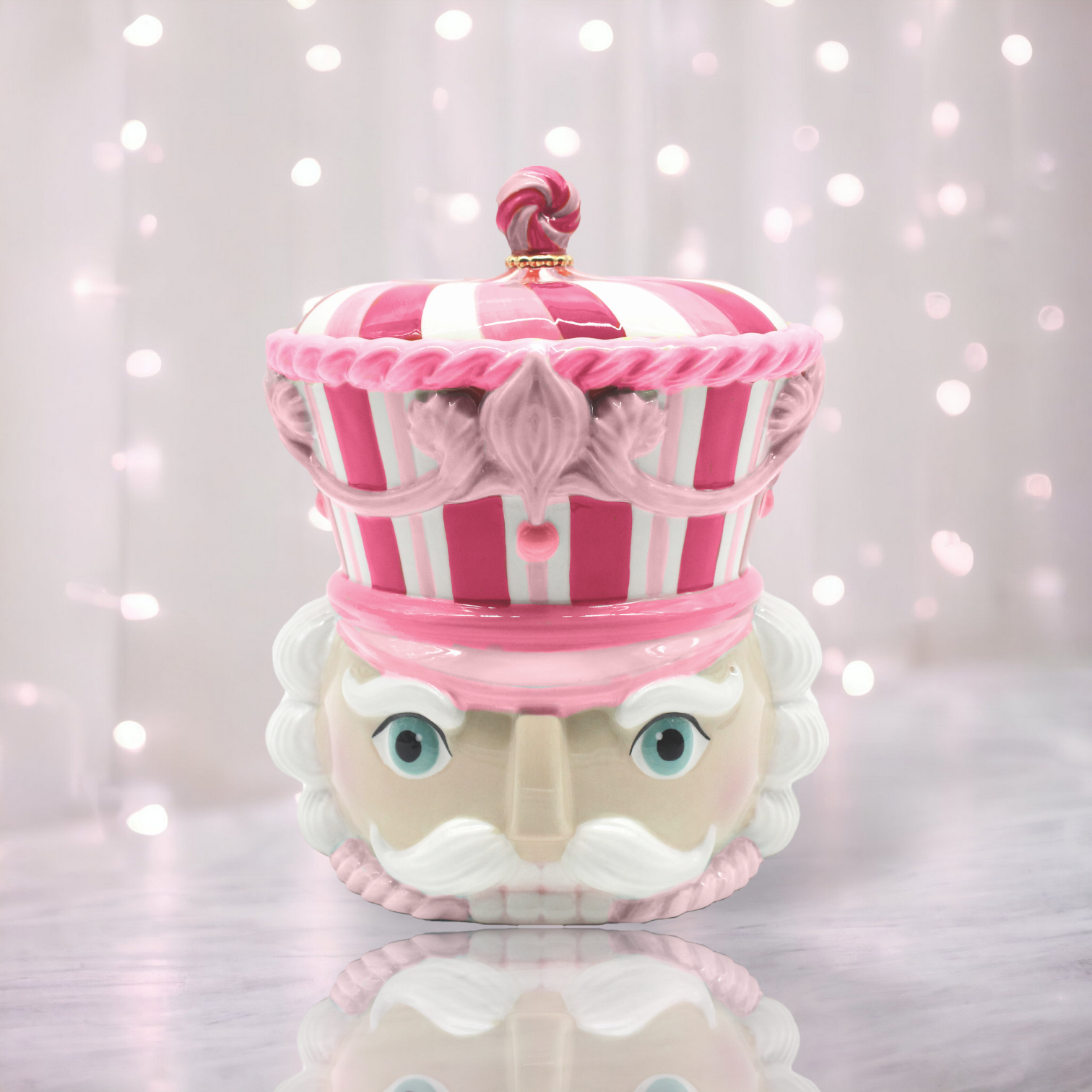 DecemberDiamonds: Pink Nutcracker Cookie Jar