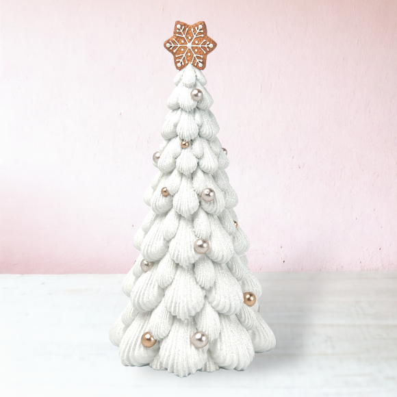 Gingerbread Cream Tree Lrg - IN STOCK