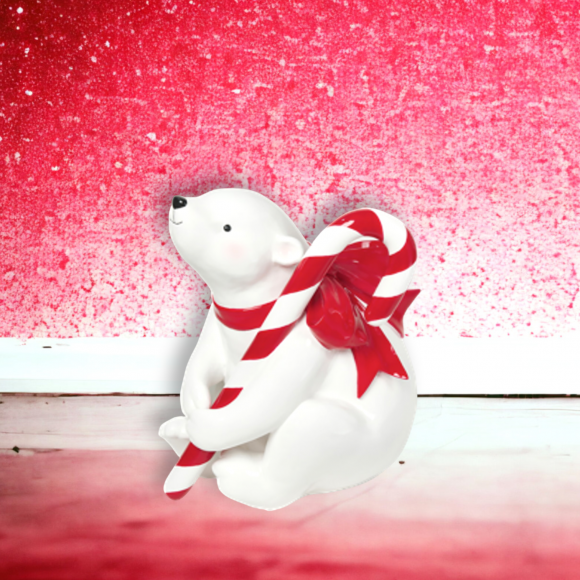 26" Baby Polar Bear w/Candy