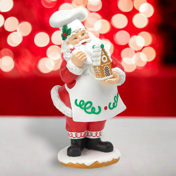 15"Sprinkles Santa w/Candy House - IN STOCK