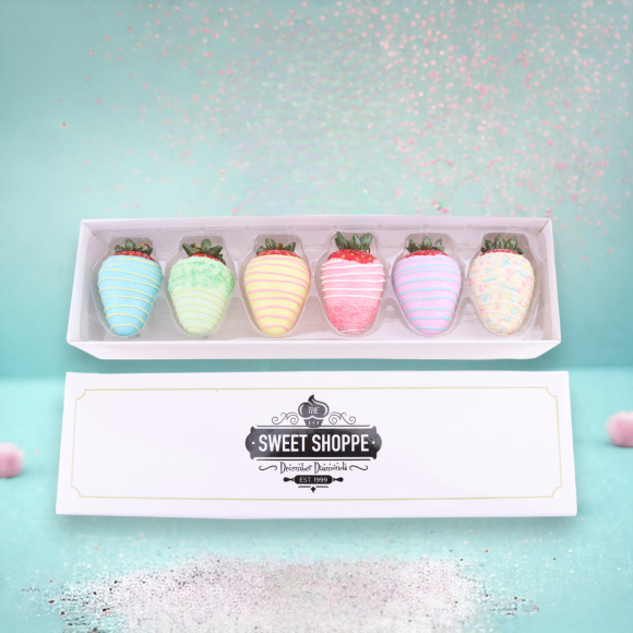 Gift Boxed Set/6 Asst Strawberry Orn