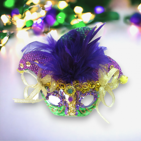 Mardi Gras Mask Orn