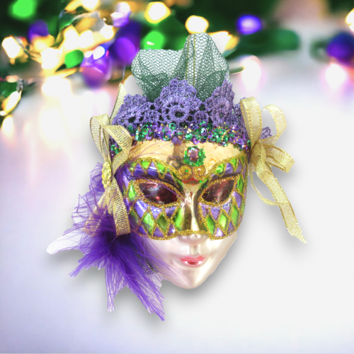 Mardi Gras Face Mask