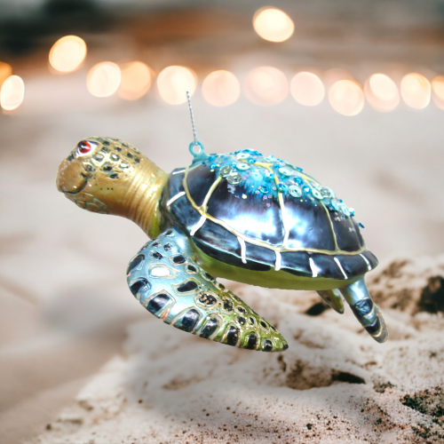 5" Sea Turtle w/Smile Orn