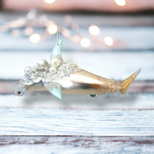 Jeweled Pastel Hammerhead Orn