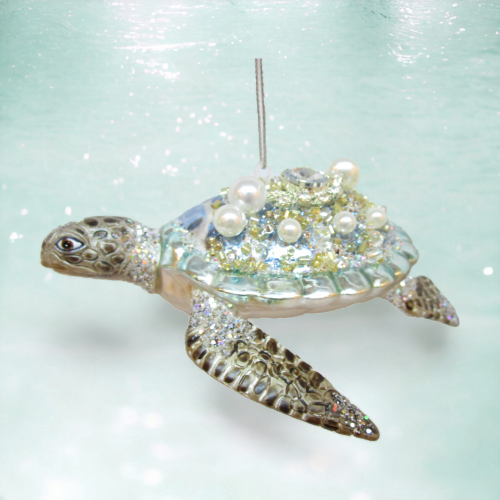 Jeweled Pastel Turtle Orn