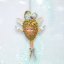 Fairy in Pinecone Orn