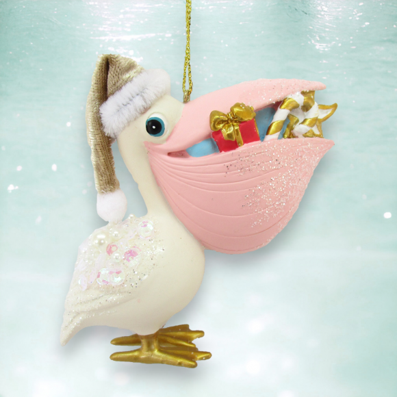Pelican w/Gifts Orn