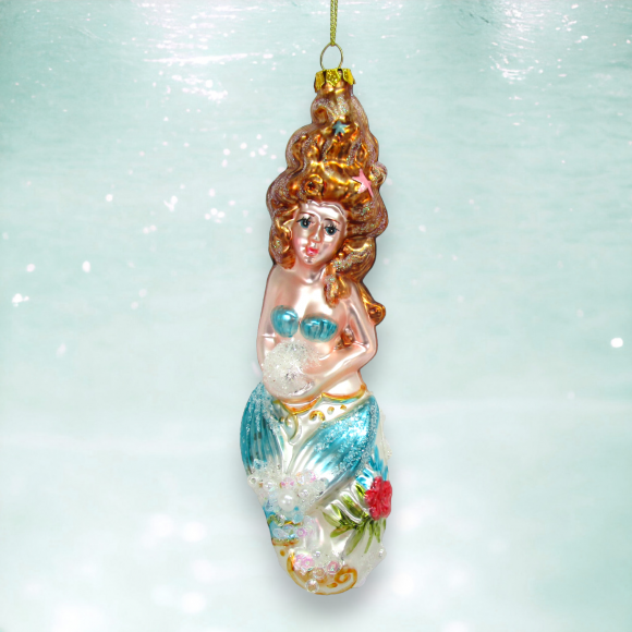 Mermaid w/Pearl Orn