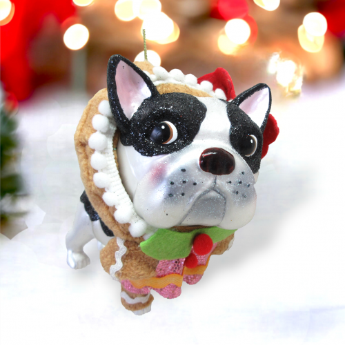 Bulldog as Gingerbread Orn Min/6
