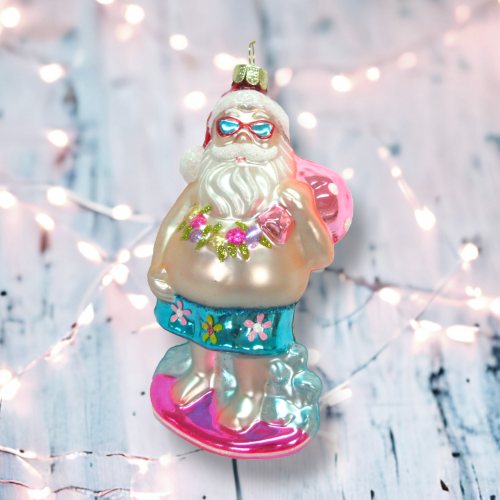 Beach Santa Orn - Back in Stock 9/15/2023