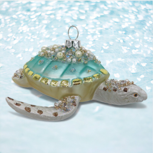 Blue Sea Turtle Orn
