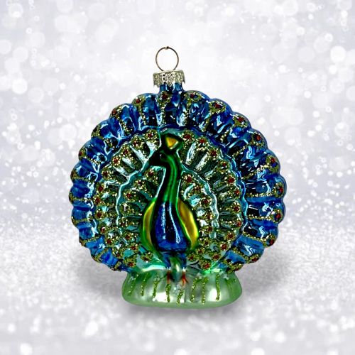 Peacock Shape Orn Min/6