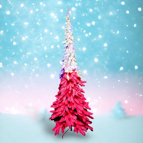 7.5ft Pink Whimsy Tree w/LED - LOW IN STOCK