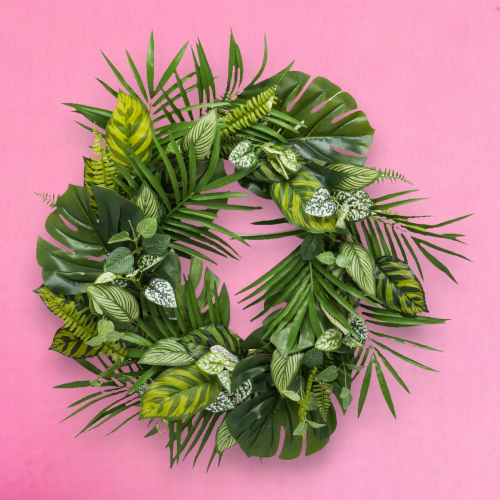 Tropical Fern Wreath Min/1