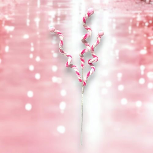 Pink Spiral Candy Pick - IN STOCK