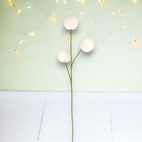 31in White Dandilion Stem Min/6