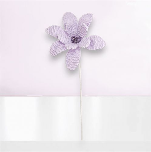 15in Lavender Petal Flower Stem Min/4
