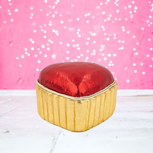 3.5in Red Heart Petit Four Orn Min/12