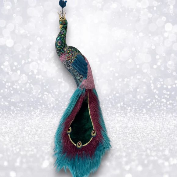 42in Hanging Peacock Right Min/1