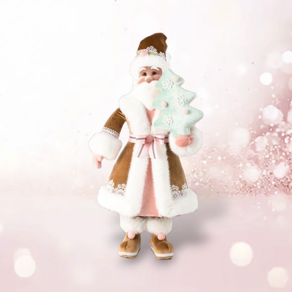 25in Santa Brown Coat Min/1