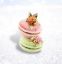5.5in Pnk/Grn Dbl Macaron Orn Min/6