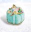 4.5in Blue Bundt Cake Orn Min/8