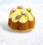 6in Yellow Iced Bundt Cake Orn Min/6