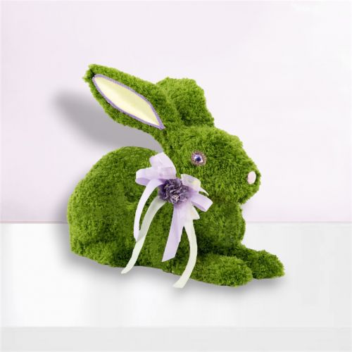 13in Green Garden Bunny Laying - NEW Spring 2026