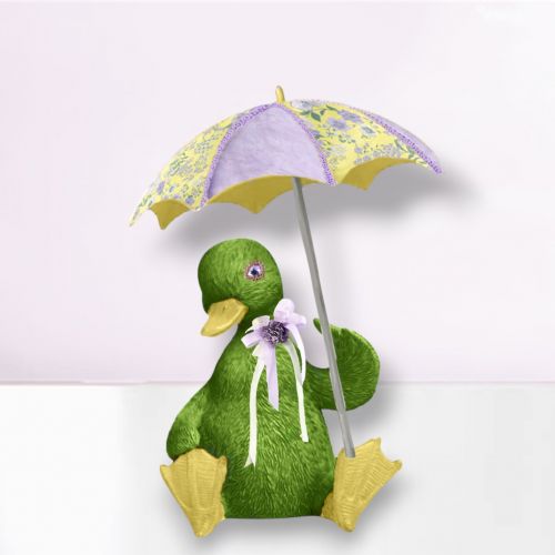 21in Green Garden Duck w/Umbrella - NEW Spring 2026