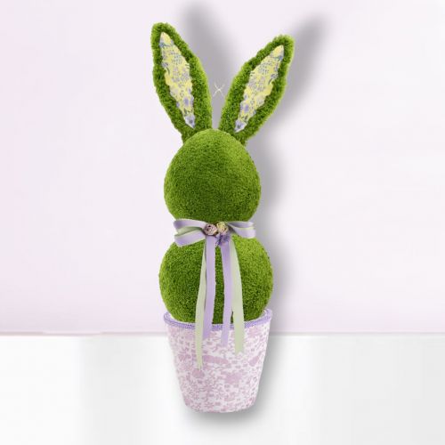26in Green Garden Bunny Topiary - NEW Spring 2026