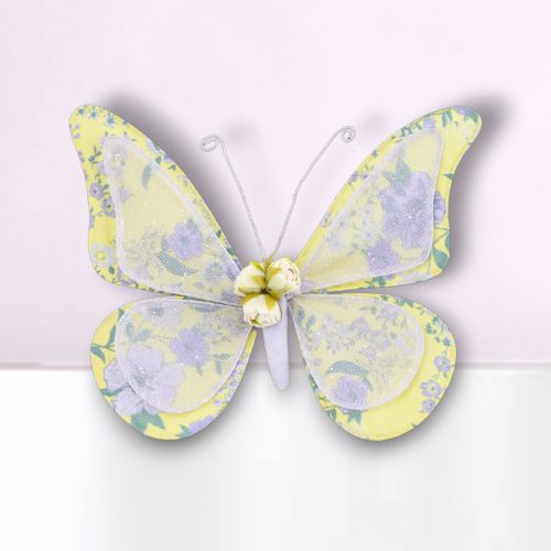 11in Floral Pattern Butterfly - NEW Spring 2026