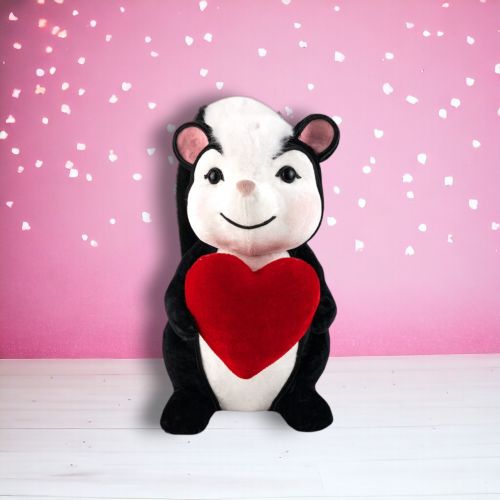 12.5in Smiling Skunk w/Heart - NEW 2026 - In Stock DEC 2025