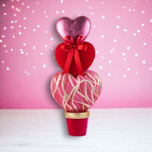 26in Heart Topiary in Pot - NEW 2026 - In Stock DEC 2025
