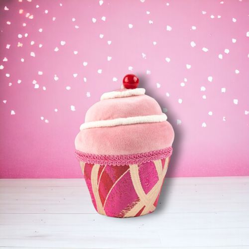 6in Pink Swirl Cupcake - NEW 2026 - In Stock DEC 2025